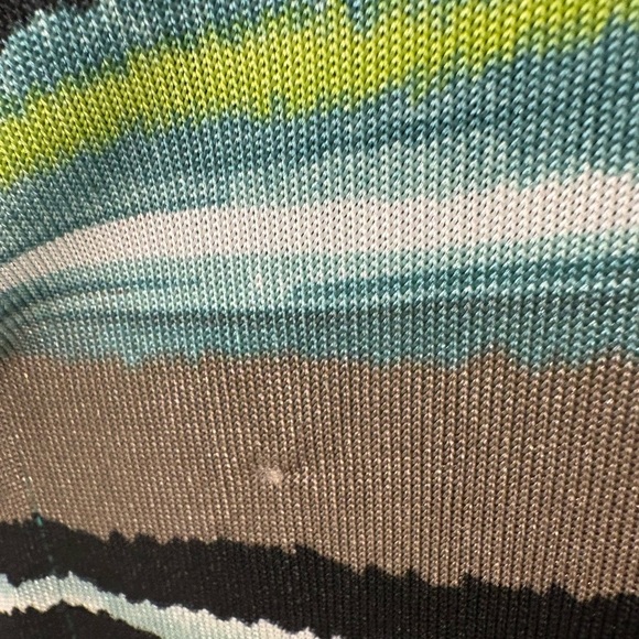 Carla Cristoph One of a Kind Embellished Striped Caftan One Size - Picture 10 of 16